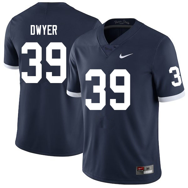 NCAA Nike Men's Penn State Nittany Lions Robbie Dwyer #39 College Football Authentic Throwback Navy Stitched Jersey UQZ7198FR
